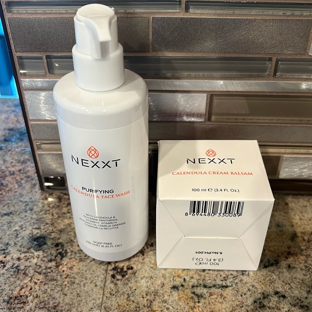 NIB Nexxt Purifying Face Wash & Nexxt Cream Balsam